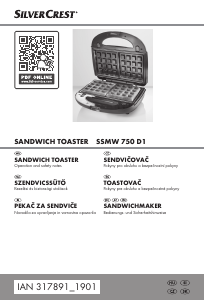 Használati útmutató SilverCrest IAN 317891 Kontaktgrill