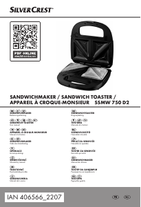 Brugsanvisning SilverCrest IAN 406566 Kontaktgrill