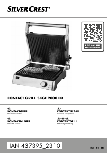 Priročnik SilverCrest IAN 437395 Kontaktni žar