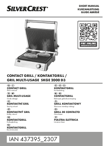 Brugsanvisning SilverCrest IAN 437395 Kontaktgrill