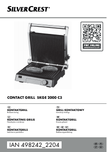Kasutusjuhend SilverCrest IAN 498242 Kontaktgrill