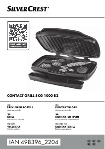 Manual SilverCrest IAN 498396 Grătar electric