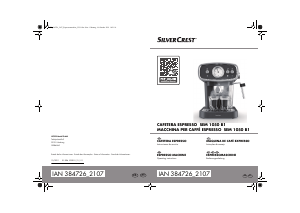 Manual de uso SilverCrest IAN 384726 Máquina de café espresso