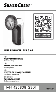 Bruksanvisning SilverCrest IAN 425838 Noppborttagare