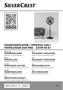 Brugsanvisning SilverCrest IAN 353117 Ventilator