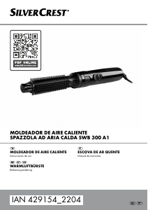 Manual SilverCrest IAN 429154 Modelador de cabelo
