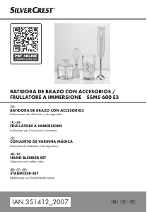 Manual de uso SilverCrest IAN 351412 Batidora de mano
