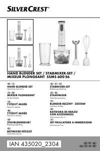 Instrukcja SilverCrest IAN 435020 Blender ręczny