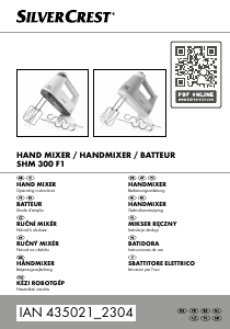 Handleiding SilverCrest IAN 435021 Handmixer