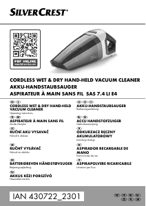 Mode d’emploi SilverCrest IAN 430722 Aspirateur à main