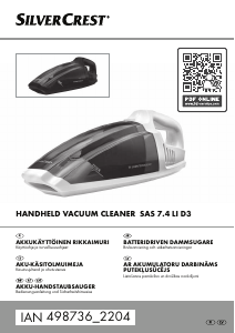 Käyttöohje SilverCrest IAN 498736 Käsipölynimuri