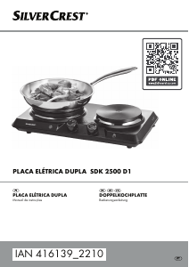 Manual SilverCrest IAN 416139 Placa