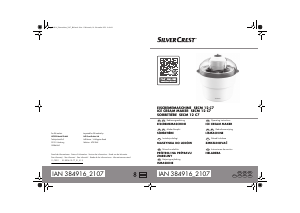 Brugsanvisning SilverCrest IAN 384916 Ismaskine