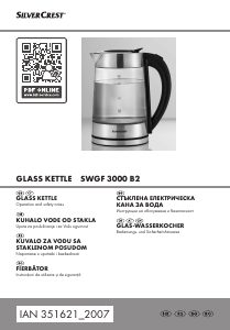 Manual SilverCrest IAN 351621 Fierbător