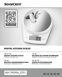 Manual SilverCrest IAN 390006 Kitchen Scale