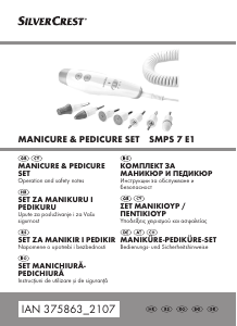Manual SilverCrest IAN 375863 Set manichiura pedichiura