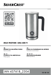 Priručnik SilverCrest IAN 437418 Pjenilica za mlijeko