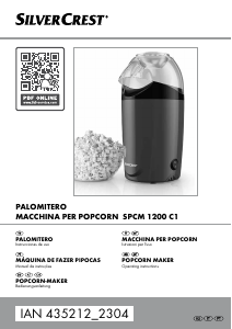 Manual de uso SilverCrest IAN 435212 Maquina de palomitas