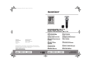 Instrukcja SilverCrest IAN 390153 Golarka