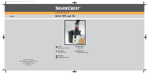 Bedienungsanleitung SilverCrest SFE 450 B1 Entsafter