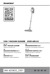 Εγχειρίδιο SilverCrest IAN 425852 Ηλεκτρική σκούπα