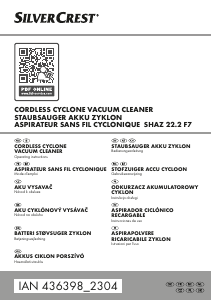 Mode d’emploi SilverCrest IAN 436398 Aspirateur