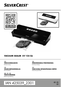 Bruksanvisning SilverCrest IAN 425039 Vakuumpackare