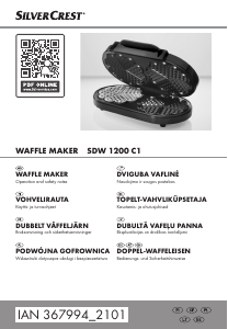 Käyttöohje SilverCrest IAN 367994 Vohvelirauta