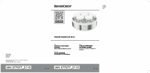 Наръчник SilverCrest IAN 377077 Машина за правене на йогурт