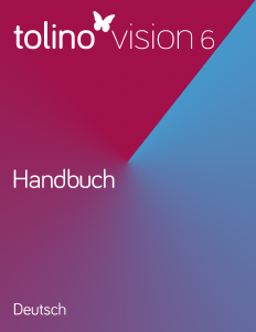 Bedienungsanleitung Tolino Vision 6 E-reader