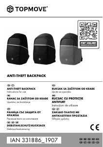 Manual Topmove IAN 331886 Rucsac