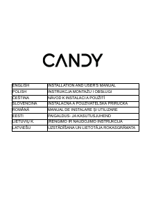 Rokasgrāmata Candy CPY5MBG Tvaika nosūcējs