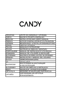 Rokasgrāmata Candy CVMA 60 N Tvaika nosūcējs