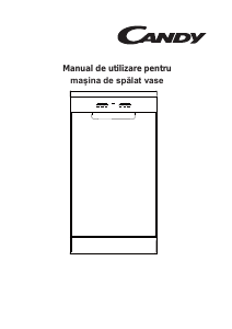 Manual Candy CDPH 2L1047B Maşină de spălat vase