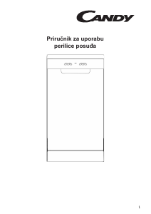 Priručnik Candy CDPH 2L1049W-01 Perilica posuđa
