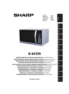 Bruksanvisning Sharp R-843IN Mikrovågsugn