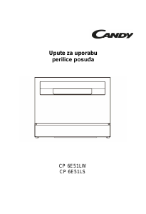 Priručnik Candy CP 6E51LS Perilica posuđa
