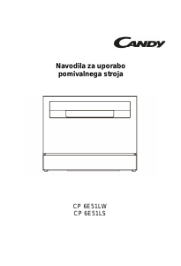 Priročnik Candy CP 6E51LS Pomivalni stroj