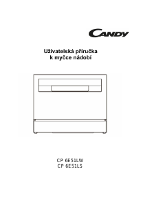 Manuál Candy CP 6E51LS Myčka na nádobí