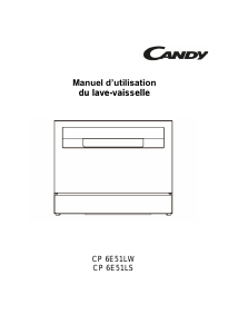 Mode d’emploi Candy CP 6E51LW Lave-vaisselle