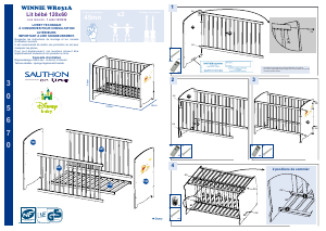 Mode d’emploi Sauthon WR031A Winnie Lit bébé