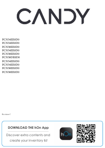 Rokasgrāmata Candy CCE7T618EX Ledusskapis ar saldētavu