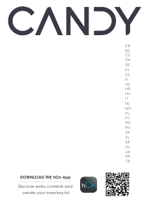 Kullanım kılavuzu Candy CFTNF3518FW Donduruculu buzdolabı