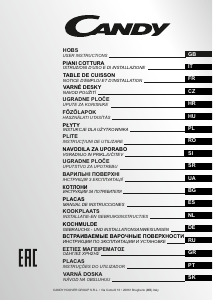 Priručnik Candy CH64XB Ploča za kuhanje
