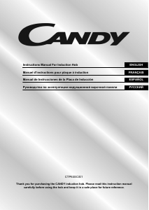 Руководство Candy CTP63SC/E1 Варочная поверхность