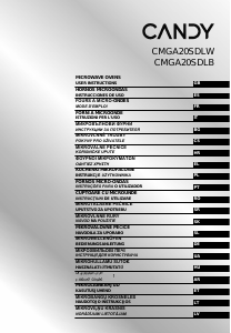 Rokasgrāmata Candy CMGA20SDLB Mikroviļņu krāsns