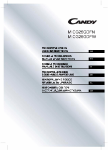 Priročnik Candy MICG 25GD FN-19 Mikrovalovna pečica