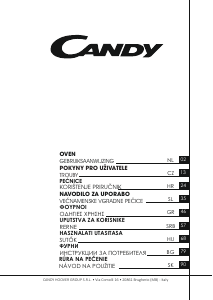 Priručnik Candy FCT615N WIFI Pećnica
