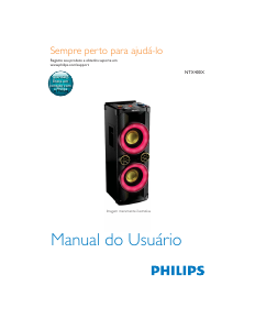 Manual Philips NTX400X Altifalante