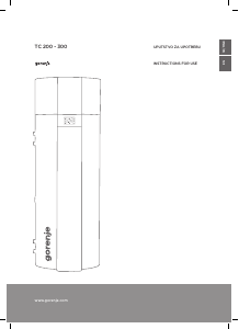 Priručnik Gorenje TC302ZGNT Bojler